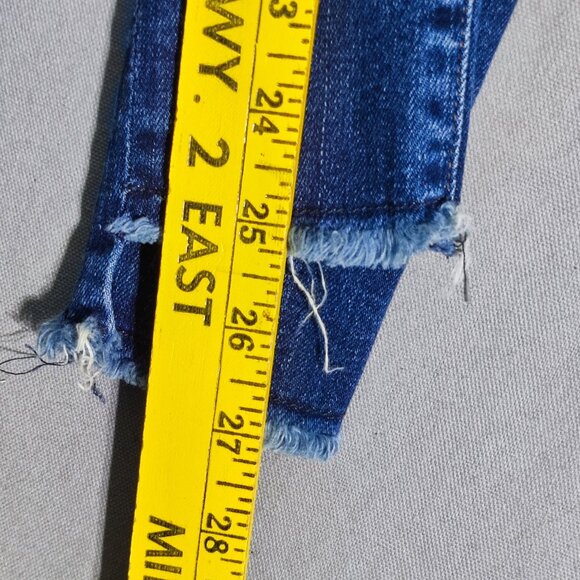 Citizens of Humanity jeans women's sz 28 ink blue Amari step hem ankle high rise - Picture 14 of 16